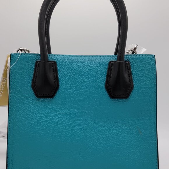 Michael Kors Mercer Color-Block Leather Cross Body - Picture 2 of 13